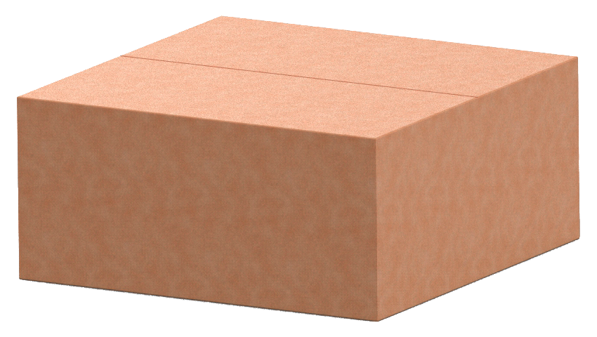 Коробка картонная для вакуумных крышек КВК-100, 440*440*200 мм