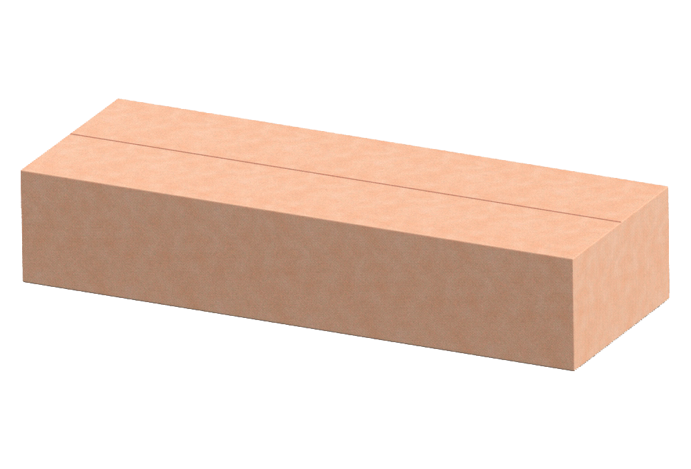 Коробка картонная для крышки-крана КСП-20-К50, 610*220*180мм